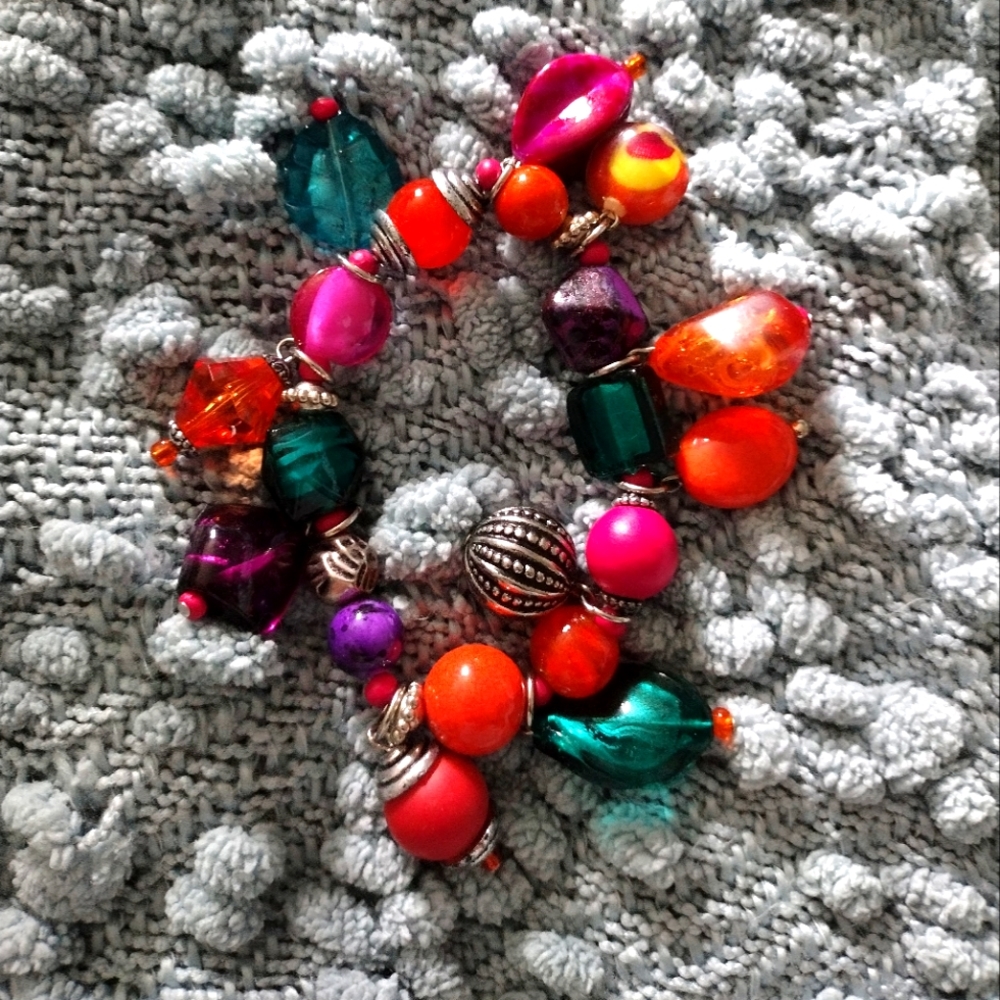 Bracelet - Colorful, Stretchy